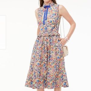 J Crew Liberty Fabric Floral Print Dress